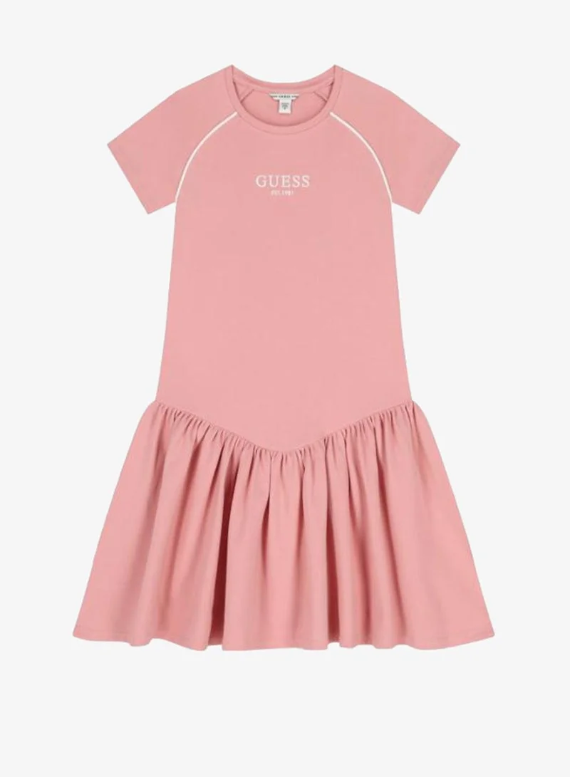 GUESS Youth Punto Milano Short Sleeve Mini Dress