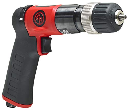 Chicago Pneumatic CP9287C - Air Power Drill, 3/8 Inch (10 mm), Keyless Chuck, Pistol Handle, 0.62 HP / 460 W, Stall Torque 4.1 ft. lbf / 5.5 NM, 3000 RPM, Hand Drill, Power Tools & Home Improvement - Image 2