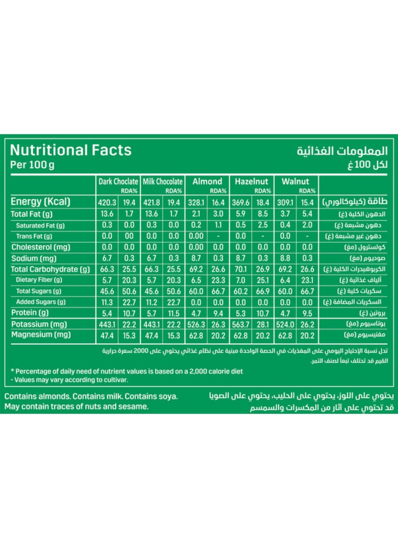 Date Crown Stuffed Dates Chocolate Assorted 3 x 250g - Image 3