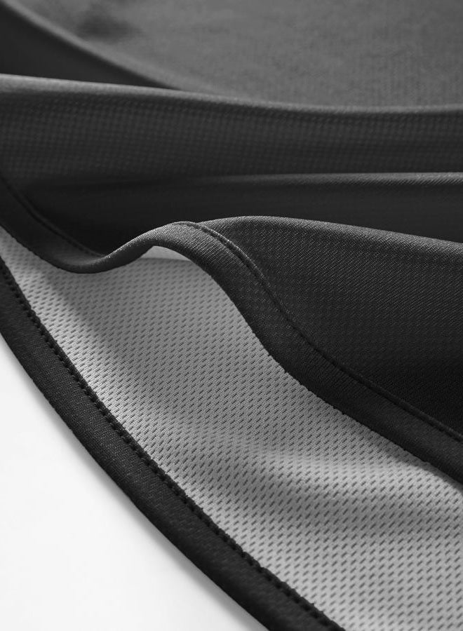 Liberty Pro Men's Lightweight Reversible Rec Tanks, Mesh Basketball Jerseys Athletic Quick Dry Shirts Team Scrimmage Uniforms (Black/White, X-Large) - Image 2
