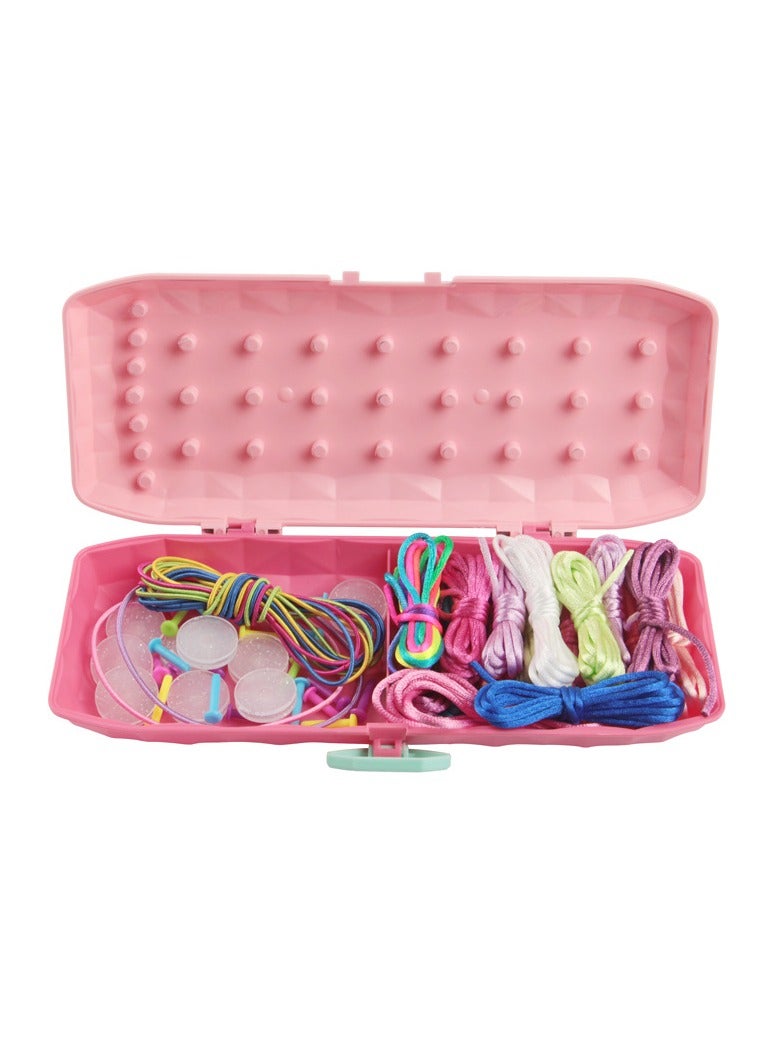 يونيكبيبي مجموعة صنع أساور الصداقة DIY للفتيات، مجموعة حِرف خرز وحبال مع أداة تجديل، هدية فنون يدوية للبنات من عمر 6 سنوات، نشاط سفر للأطفال، مجموعة أساور قابلة للتخصيص - Image 3