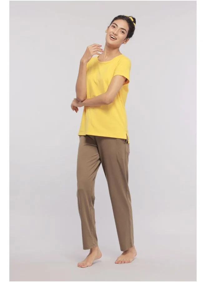 نسيسيرا Military Olive Straight Supima Lounge Set