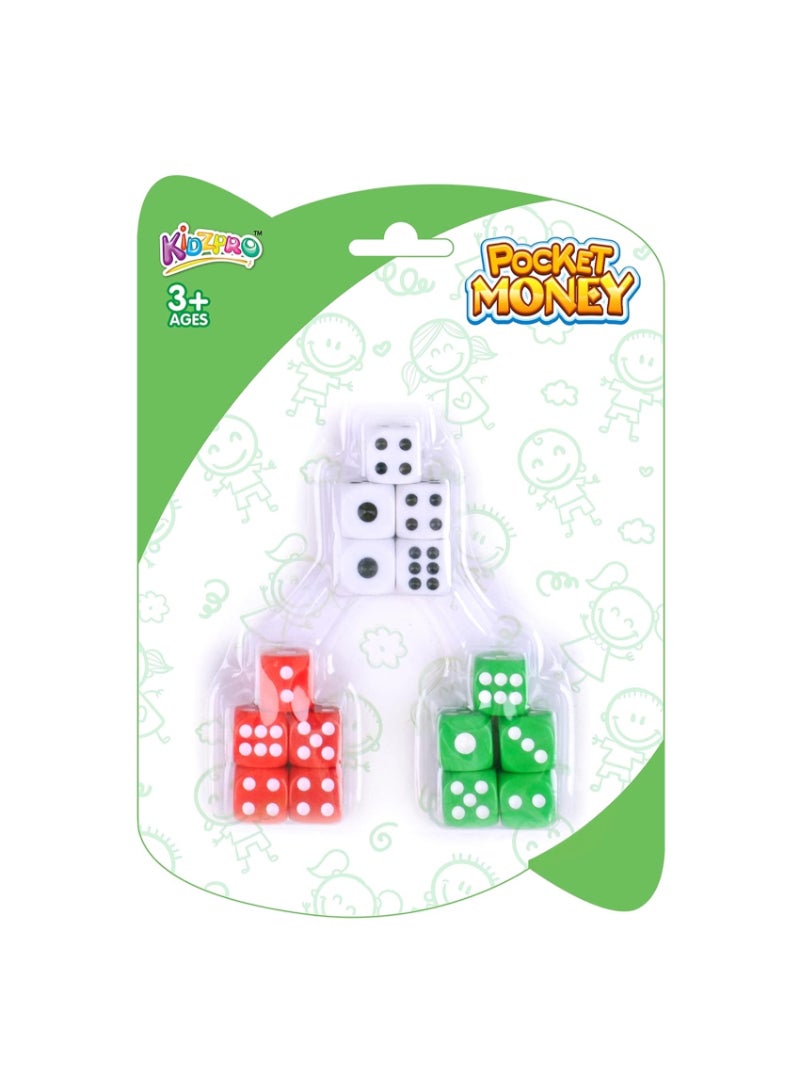 KidzPro - Game Dice 15 Pieces