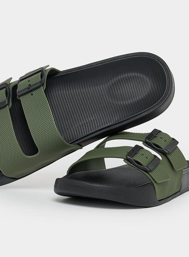 Styli Double Strap Lightweight Slip-on Sandals - Image 3