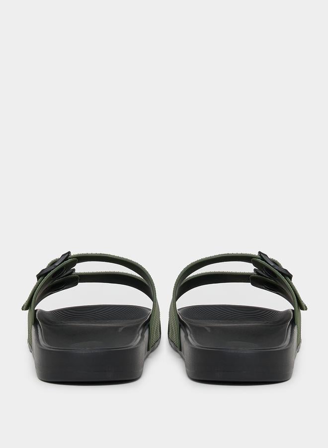 Styli Double Strap Lightweight Slip-on Sandals - Image 4