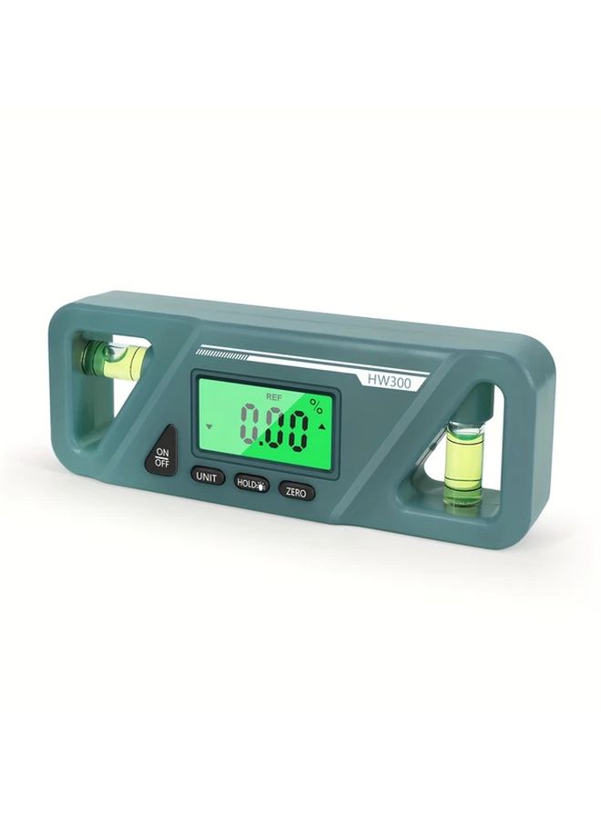 Green Digital Angle Finder Inclinometer Magnetic Backlit LCD Display 0 01 Precision - Image 4