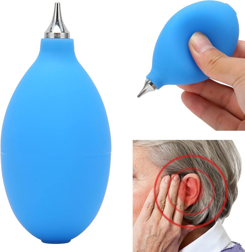 klarako Squeeze Ball Pump Duster for Hearing Aids, Mini Squeeze Ball Pump/Air Duster/Duster Ear Mold Dust Cleaner Air Blower for Hearing Aids Camera Lens Watch,Pump Air Blower - Image 2
