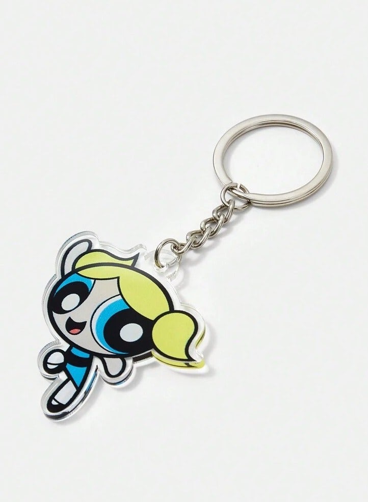 Powerpuff Keychain With Bubbles Design - Image 2