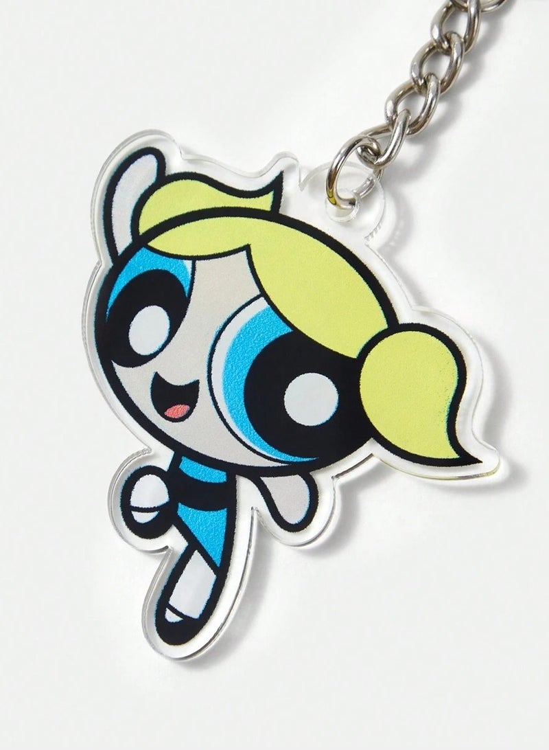 Powerpuff Keychain With Bubbles Design - Image 3