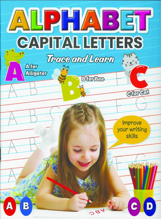 ALPHABET CAPITAL LETTERS TRACE AND LEARN - Image 1