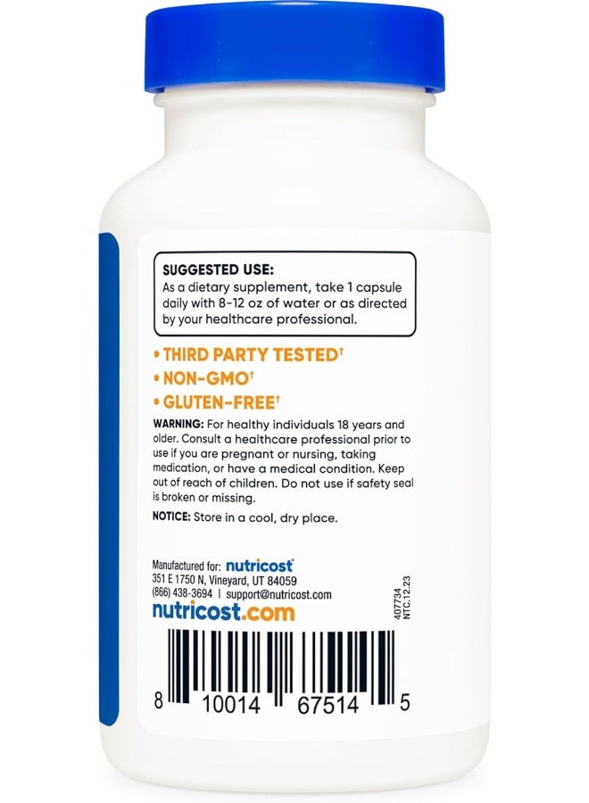 Nutricost 5Htp 200 Mg 120 Veggie Capsules Gluten Free And Nongmo - Image 4