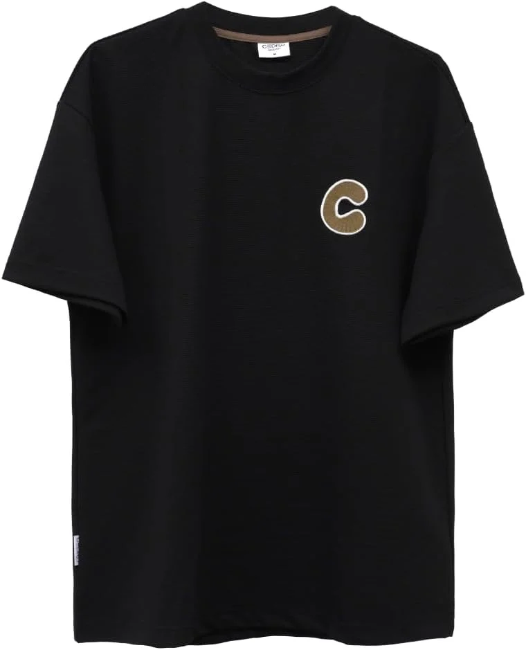 سيدرو Cedro Men's Oversize Graphic Tee in Black