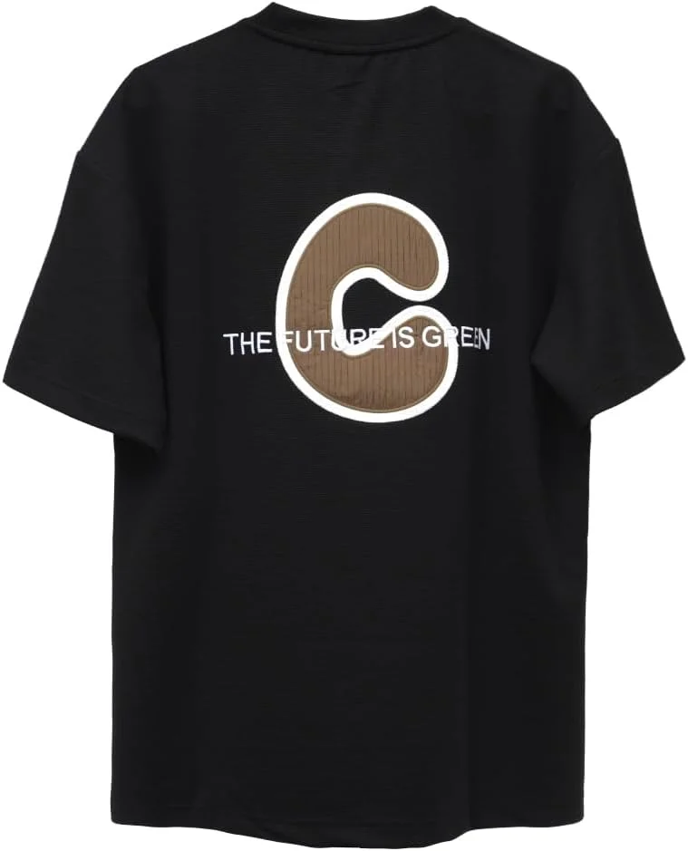 سيدرو Cedro Men's Oversize Graphic Tee in Black