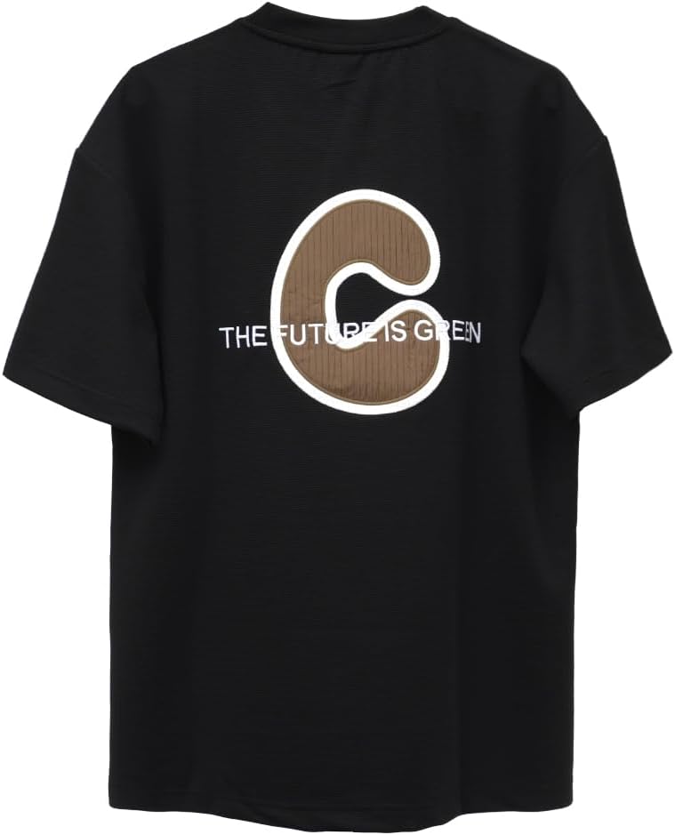Cedro Men's Oversize Graphic Tee in Black - Image 2