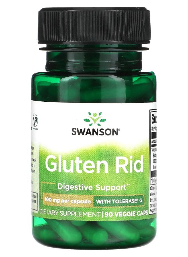 Gluten Rid with Tolerase G 100 mg 90 Veggie Caps