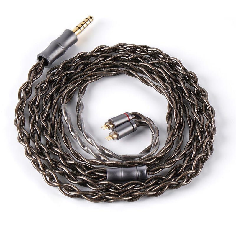 NICEHCK DuskSky IEM Cable, 6N Pure Silver Earbud Cord, 7N SPC Earphone Cables, in Ear Monitor Wire for Audiophile Musician (4.4mm with 2Pin) - Image 1