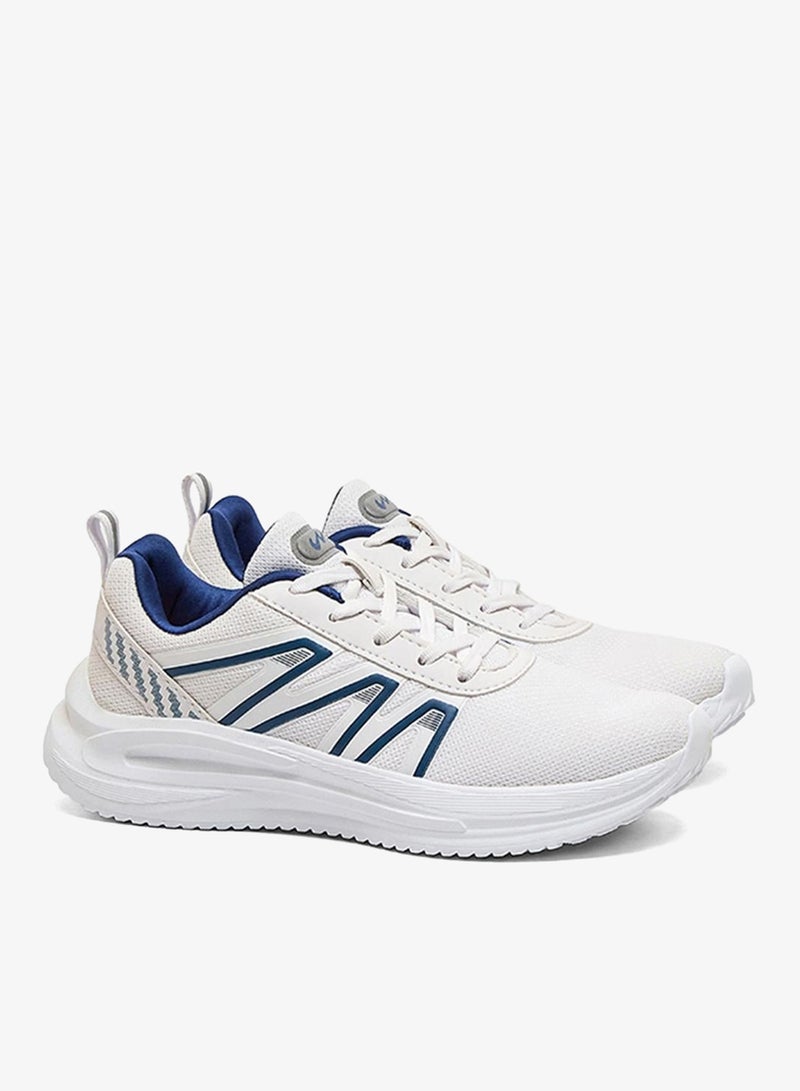 CAMPUS Men Robe Memory Foam Lace-Up Running Shoes-White - Image 4