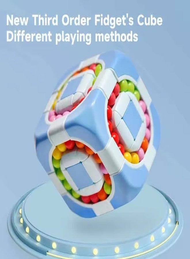 Funspark 3D Maze Game Brain Teaser Puzzle Ball Cube, for Kids and Adults Puzzle Toys Tire Cube Anxiety Relief Gravity Maze Sensory Toys for Adults&Kids Ball - Image 4