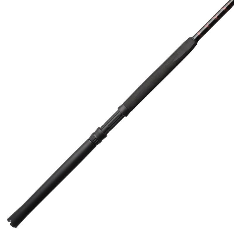 PENN Rampage 6â€™6â€ Nearshore/Offshore Boat Conventional Rod; 1-Piece Fishing Rod, 20-50lb Line Rating, Medium Heavy Rod Power, Moderate Fast Action, Tubular Glass Blank for Extra Strength,Black - Image 1
