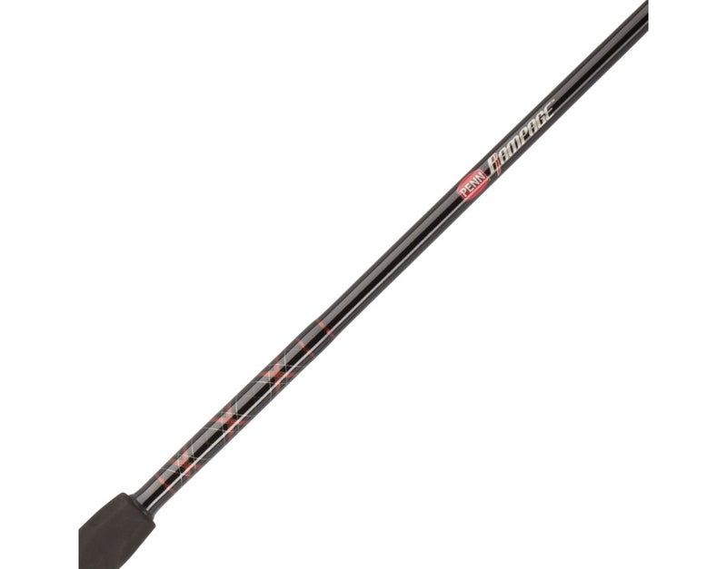 PENN Rampage 6â€™6â€ Nearshore/Offshore Boat Conventional Rod; 1-Piece Fishing Rod, 20-50lb Line Rating, Medium Heavy Rod Power, Moderate Fast Action, Tubular Glass Blank for Extra Strength,Black - Image 3