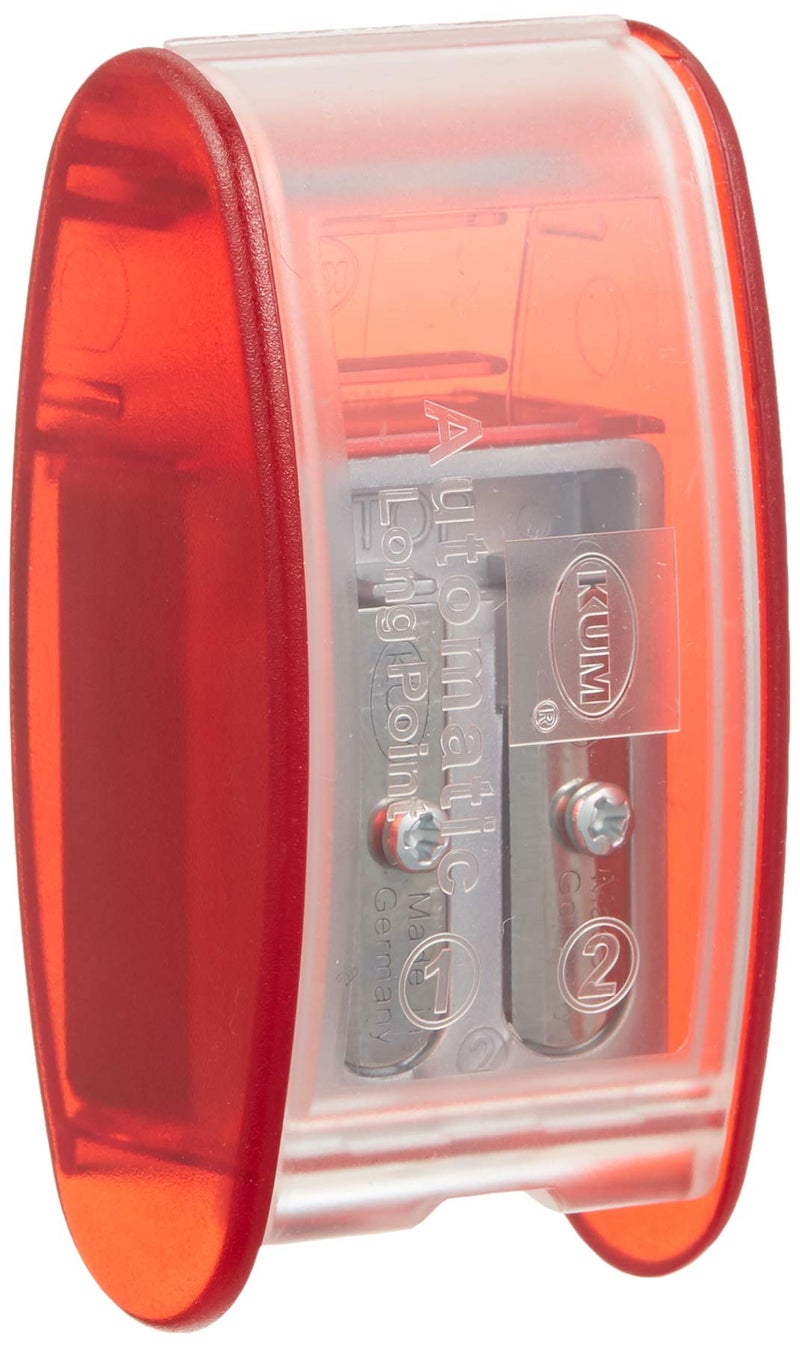 Kum AS2, Two Hole Automatic Long Point Pencil Sharpener, Mfg Part Number 1053021 (Extra lids not Included) - Image 1