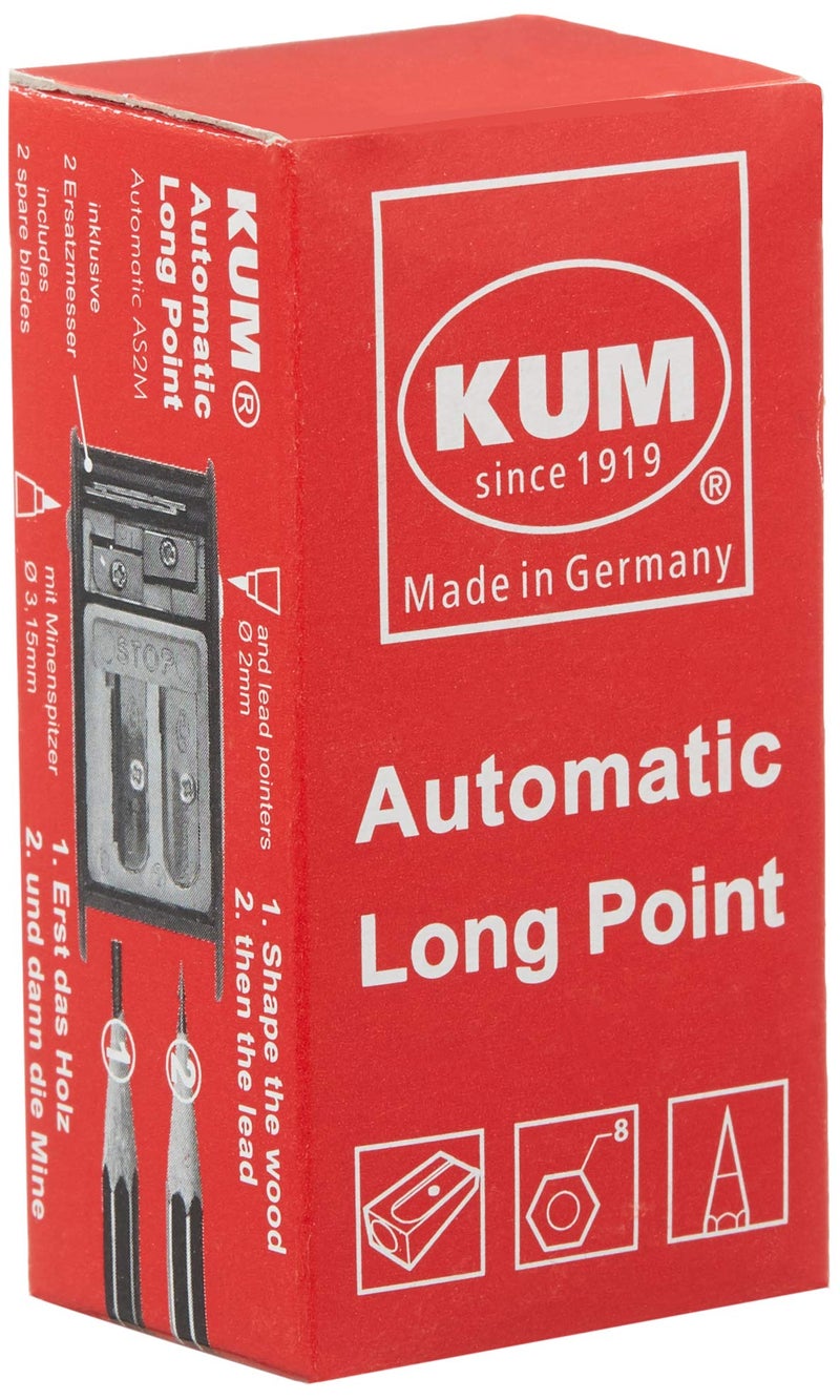 Kum AS2, Two Hole Automatic Long Point Pencil Sharpener, Mfg Part Number 1053021 (Extra lids not Included) - Image 5