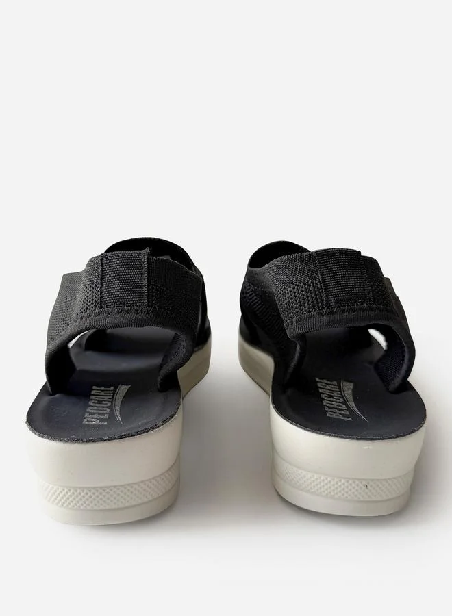 Take Two Textured Slip-On Comfort Sandals By Pedcare