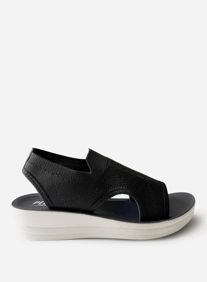 Take Two Textured Slip-On Comfort Sandals By Pedcare