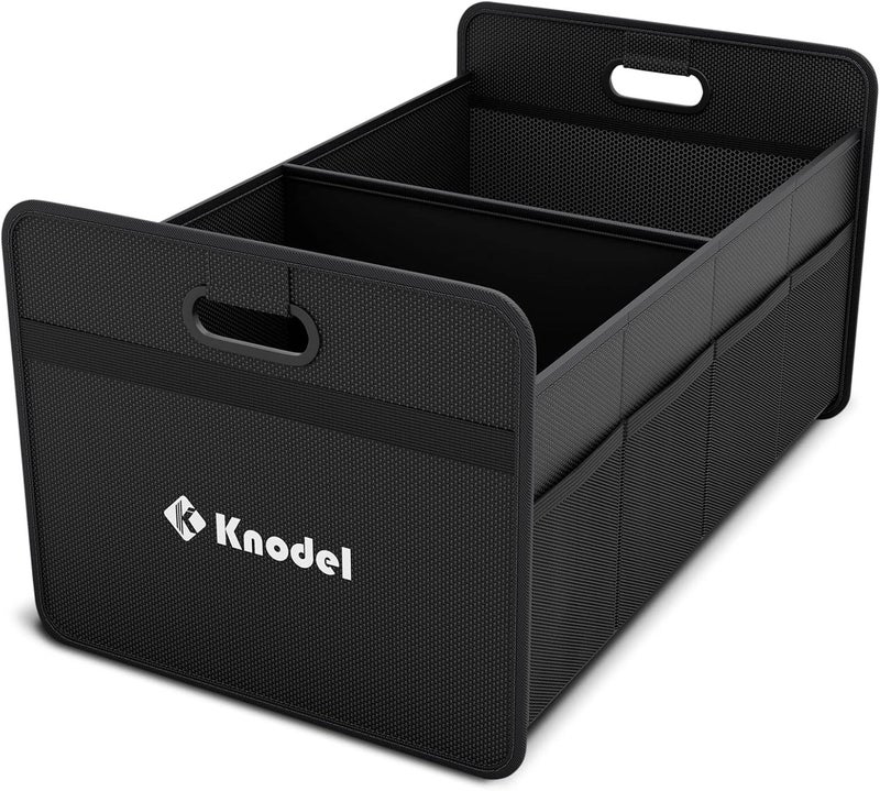 K KNODEL Car Trunk Organizer - Medium, Black - Image 1