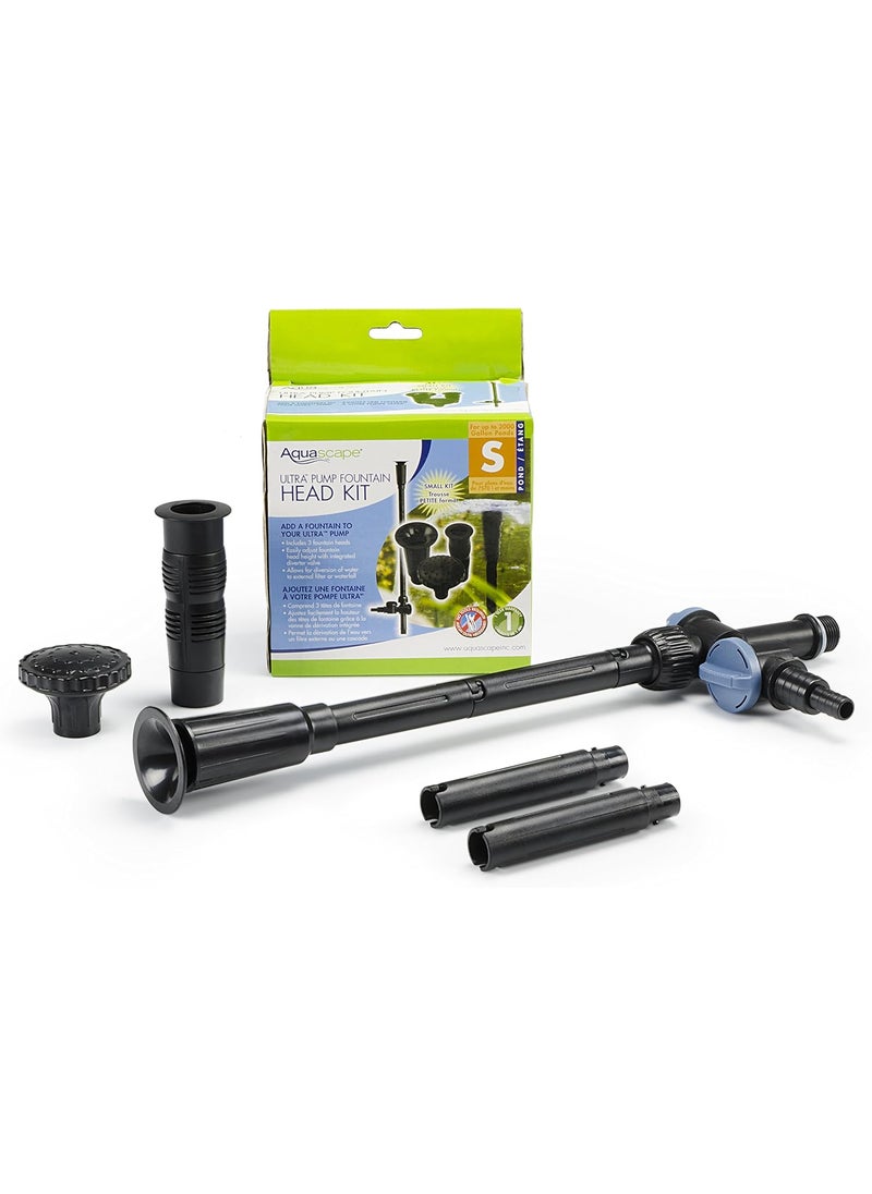 Aquascape Aquascape 91045 Ultra Pump Fountain Head Kit for Ultra 400 550 and 800 Pumps Small Black  - Image 1