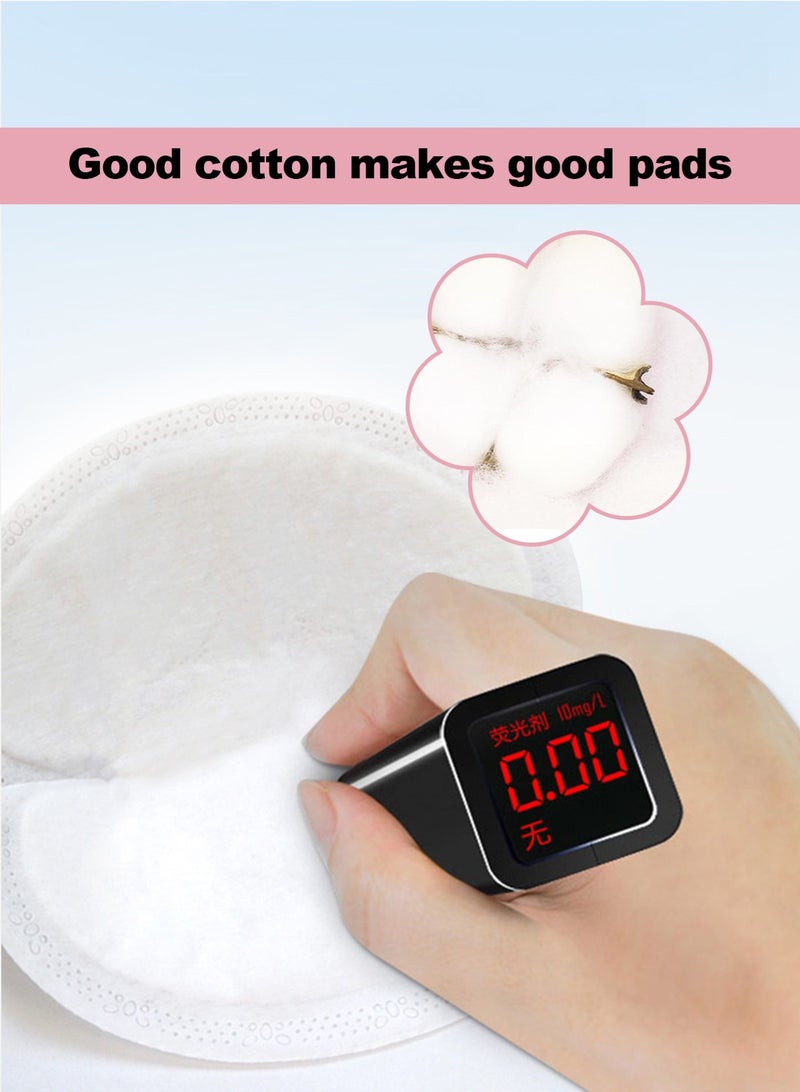 URbazaar Super Absorbent & Featherlight Disposable Nursing Pads 100 Count, Stay Dry, Soft & Breathable Breast Pads for Leaking Milk, Leakproof, Individually Packaged Breastfeeding Essentials for Moms - Image 3