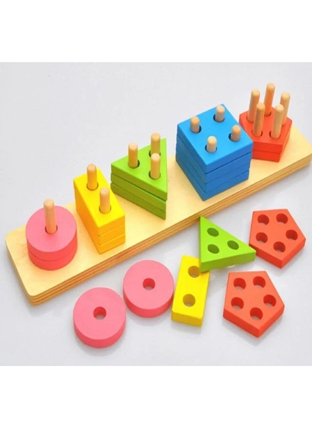 Kesman Kitap Kesman Book Educational Wooden Geometric Shaped Montessori Find Plug 21 Pieces