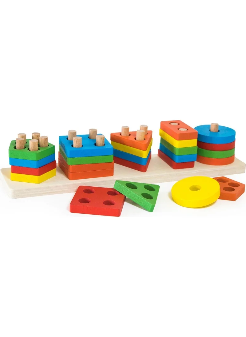 Kesman Kitap Kesman Book Educational Wooden Geometric Shaped Montessori Find Plug 21 Pieces