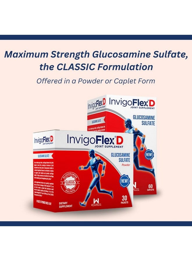 INVIGOFLEX® D - 1500 ملغ من جلوكوزامين سلفات (تركيبة كلاسيكية) - مكمل مشترك متميز لدعم الركب، اليدين، الظهر، والورك - Image 2