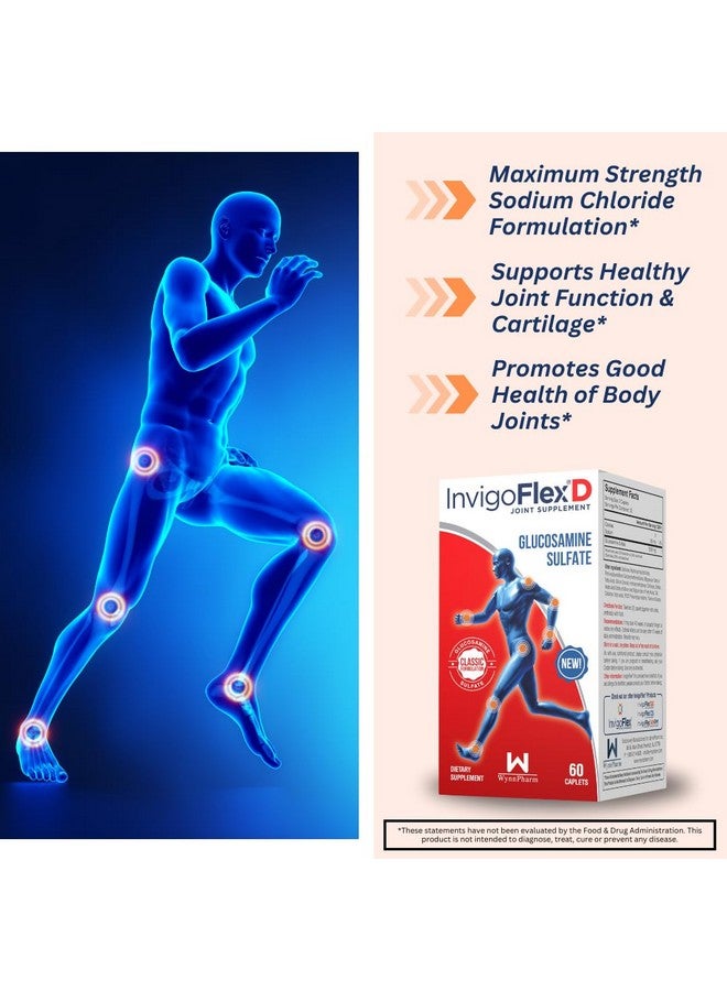 INVIGOFLEX® D - 1500 ملغ من جلوكوزامين سلفات (تركيبة كلاسيكية) - مكمل مشترك متميز لدعم الركب، اليدين، الظهر، والورك - Image 3
