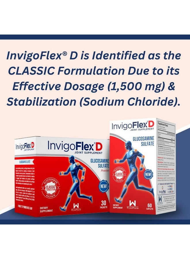 INVIGOFLEX® D - 1500 ملغ من جلوكوزامين سلفات (تركيبة كلاسيكية) - مكمل مشترك متميز لدعم الركب، اليدين، الظهر، والورك - Image 5