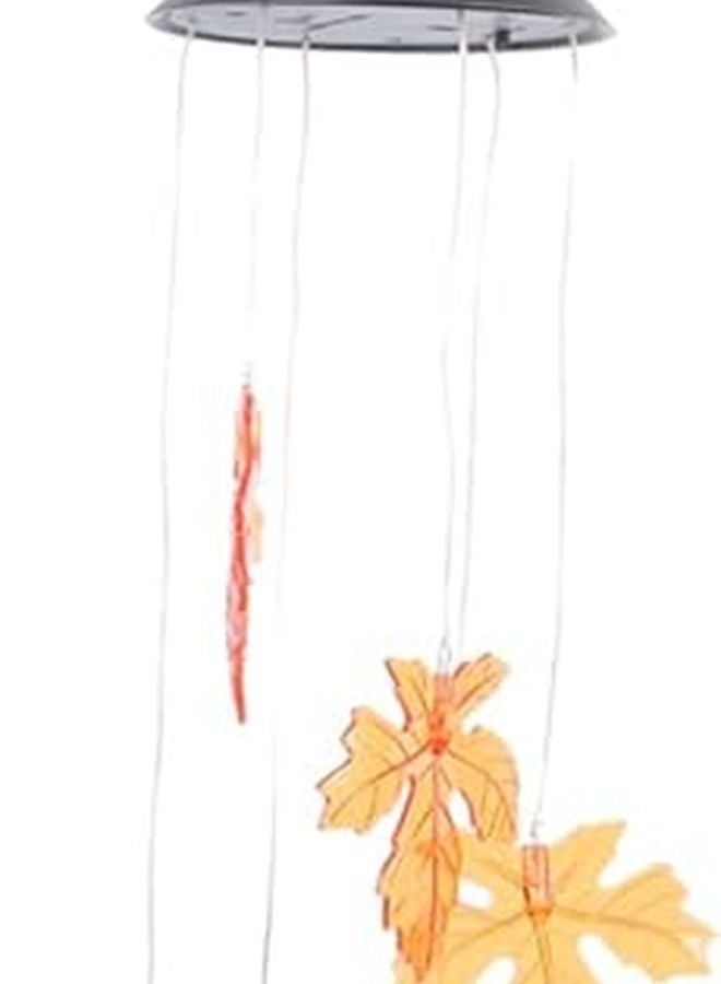 Solar Pumpkin Wind Chime Light Halloween Outdoor Garden Decorative Lamp - Image 1