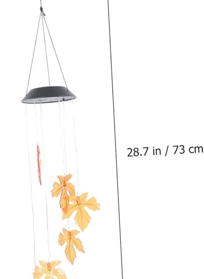 Solar Pumpkin Wind Chime Light Halloween Outdoor Garden Decorative Lamp - Image 2