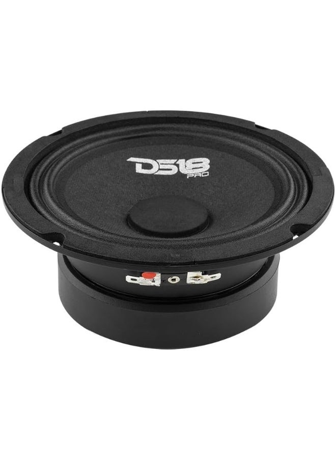 DS18 DS18 PRO-GM6SE Loudspeaker - 6.5", Midrange, Sealed Back, 480W Max, 140W RMS, 8 Ohms - Premium Quality Audio Door Speakers for Car or Truck Stereo Sound System - Image 4
