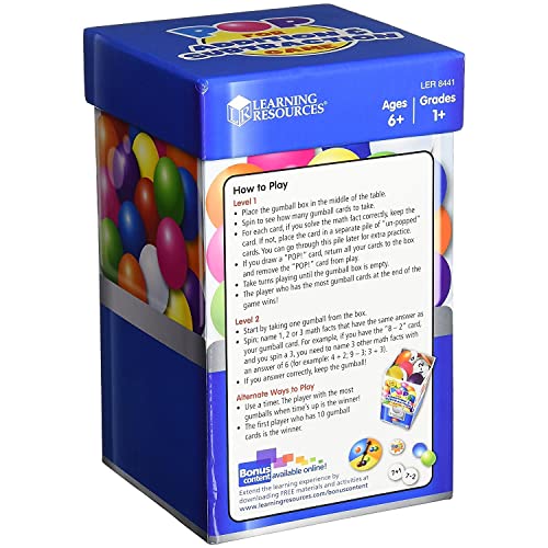 Learning Resources Pop For Addition & Subtraction Math Game - Number Flash Cards, Math Manipulatives, Classroom Must Haves, Homeschool, Montessori, Board Games, Gifts for Boys and Girls - Image 2