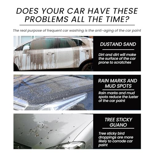 BOBOROI Magic Gem Nano Hydrophobic Ceramic Car Coating Spray, Quick Effect Coating Agent, All-in-One Spray for Quick Cleaning, Polishing & Protection, Waterless Wash & Wax, 16 fl oz - Image 3