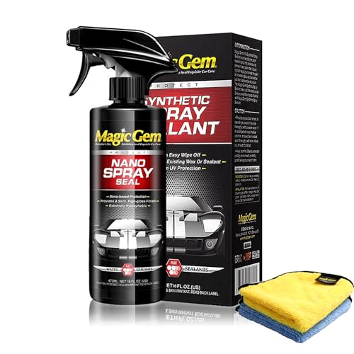 BOBOROI Magic Gem Nano Hydrophobic Ceramic Car Coating Spray, Quick Effect Coating Agent, All-in-One Spray for Quick Cleaning, Polishing & Protection, Waterless Wash & Wax, 16 fl oz - Image 1