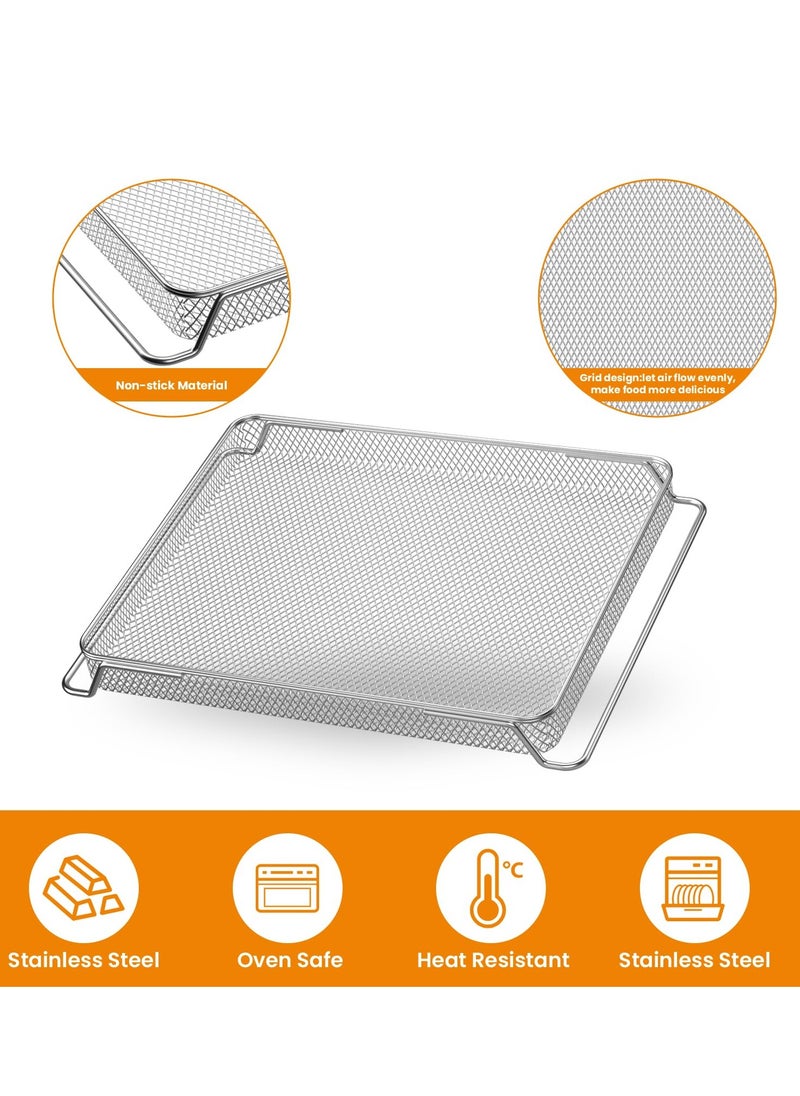 SYOSI - Air Fryer Oven Basket, Original Replacement Baking Trays for NINJA DT201 DT251 Foodi Digital Air Fryer Oven, Mesh Basket, Ideal Accessories for Air Frying and Dehydrating - Image 1