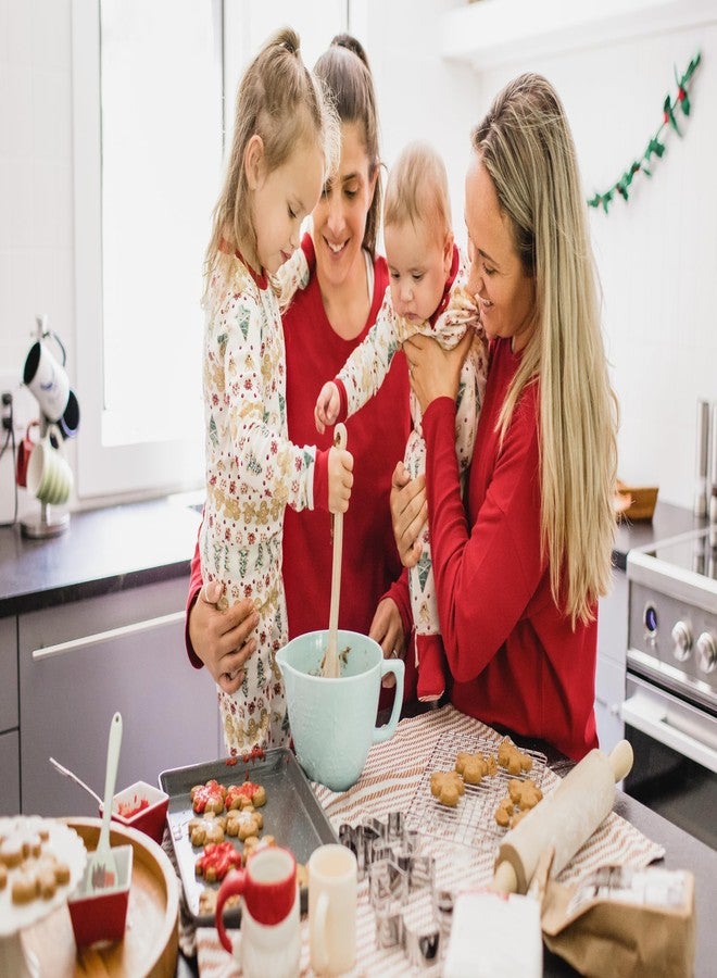Burt's Bees Baby Family Matching Holiday Pajamas - Organic Cotton PJs for Infants, Toddlers, Kids, Men, and Women - Image 3