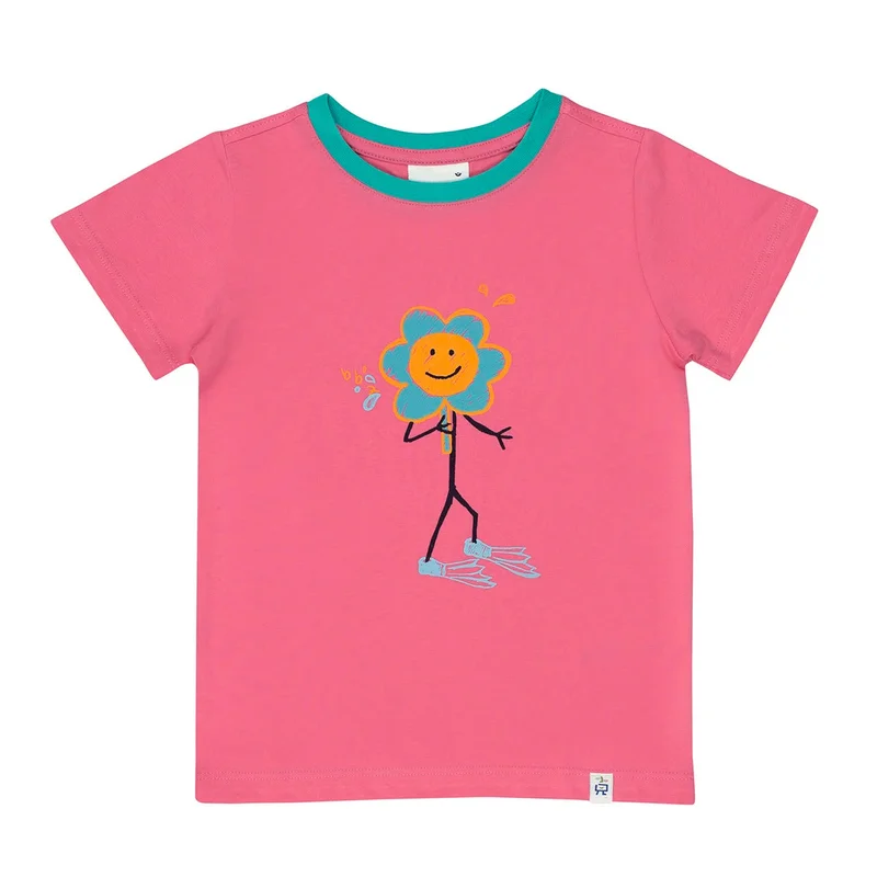 بيتليبيز Fuchsia Happy Flippers T-Shirt