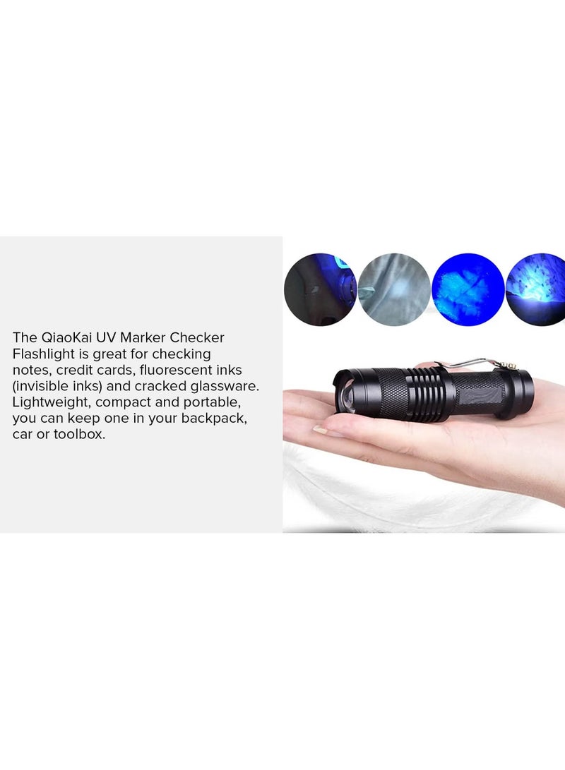 UV Marker Checker Flashlight Black - Image 4