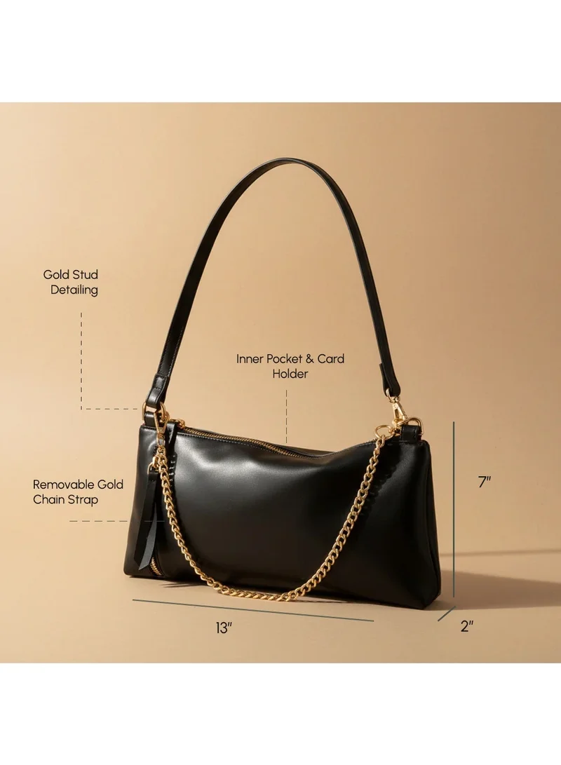 Gaya Noir Convertible Shoulder to Sling Bag