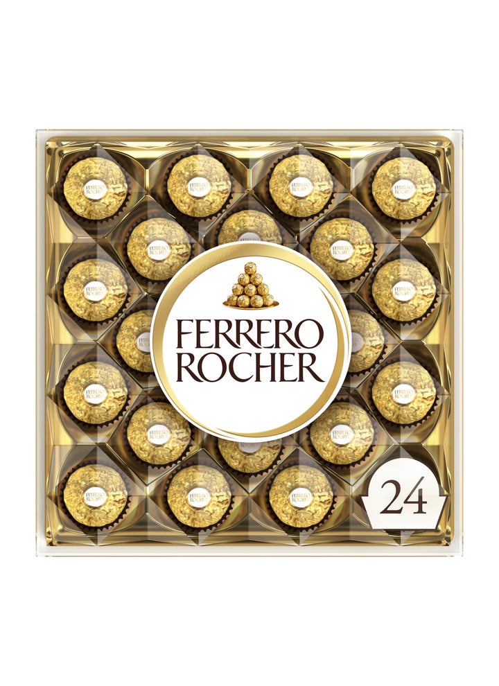 Rocher Fine Hazelnut Milk Chocolates Gift Box 24 Pieces