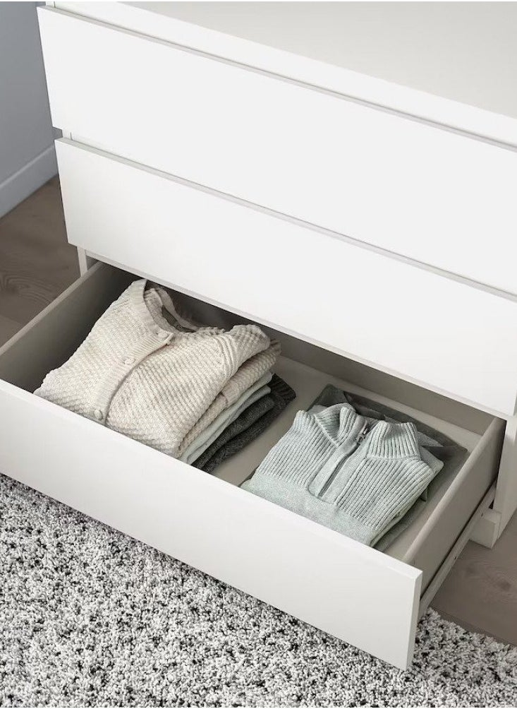 Qasr Albayan - Cabinet of 3 drawers white80x78 cm - Image 1