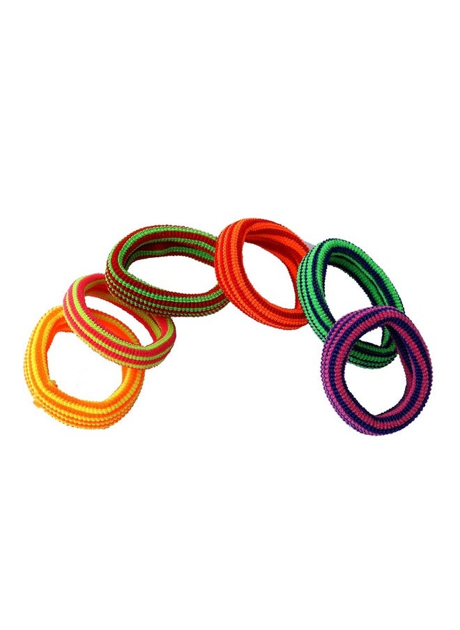 Multicolor Plain Elastic Pony Tail Hair Rubber Bands For Womens/Girls (Pack Of 6) - pzsku/Z41FFE41A04897752728AZ/45/_/1720081231/c6699f94-6065-4f84-84cd-543e634f3a3e